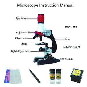 100x-1200x Microscopio estéreo de ciencia inteligente Microscopio de luz Precio de microscopio operativo para educación de niños - Product Image 4