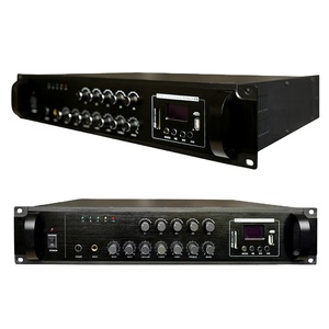 産業用グレード2000WポストパワーアンプPAシステムパブリックアドレスアンプDSP制御70V/100Vライン出力 - Product Image 2