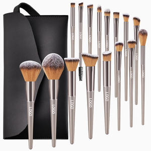 18Pcs 20Pcs Brochas De Maquillaje Kabuki Bàn Chải Trung Quốc Biểu Tượng Tùy Chỉnh Bằng Gỗ Tự Nhiên Xử Lý Nền Tảng Trang Điểm Bàn Chải Thiết Lập - Product Image 1