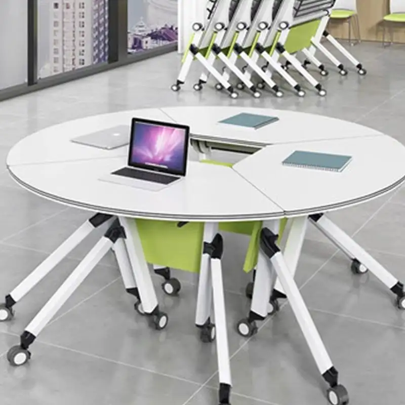 Muebles de oficina de madera para reuniones redondas, mesas y sillas para sala de conferencias, mesa de conferencias, mesa de reuniones de oficina, mesa de conferencias