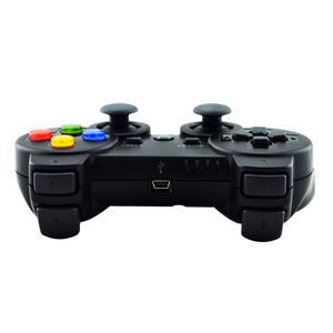 HiCyber ODM有線USBゲームパッドジョイスティック付きスタンドホルダー振動モーター機能P3 & PC用ゲームコントローラー-GTA 5ゲーム用