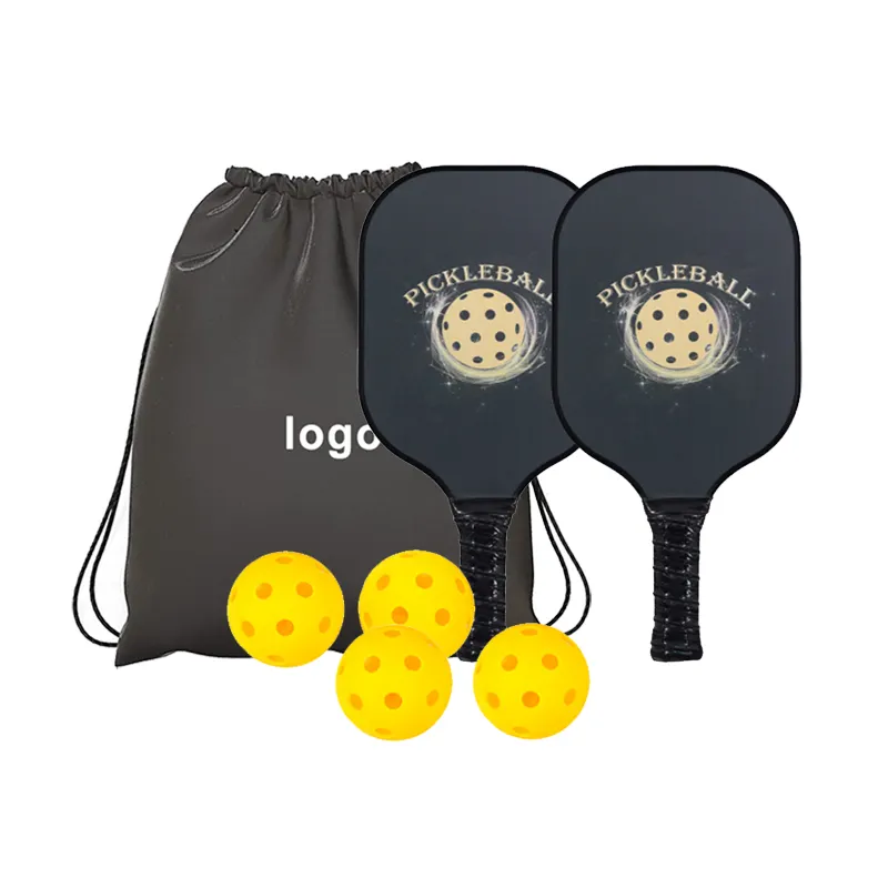 초보자 pickleball 패들 스포츠 플라스틱 분리기 장난감 피클 볼 라켓 병 컨테이너 피클 박쥐 dura 40 볼 세트