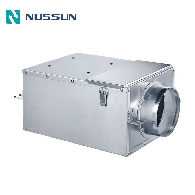 Air Purification Ventilation Remove PM2.5 Uniflow Ducted Filtered Exhaust Fan Acoustic Box Fan