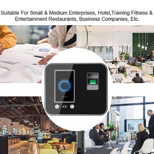 Fingerprint Machine Time Clocks for Employees Small Business With 4.3&quot; TFT Touch Screen Face Recognition - Product Image 6