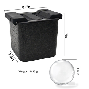 Jumbo Large 4 Cavity <strong>Sphere</strong> Crystal Clear Ice Ball Maker Bubble Free Ice Ball <strong>Mold</strong> Reusable Ice Ball Maker <strong>Mold</strong>