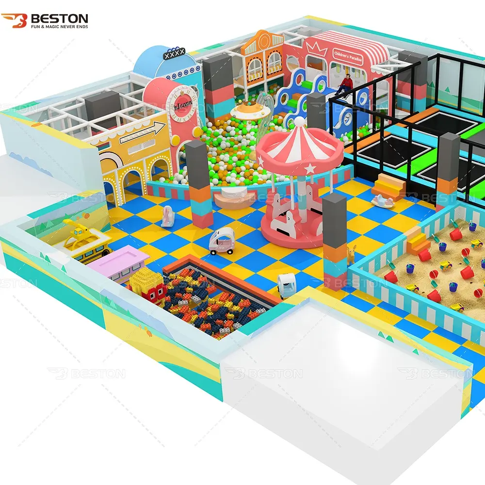 1300 sqm comercial Soft Play equipamentos crianças Playground interior para venda