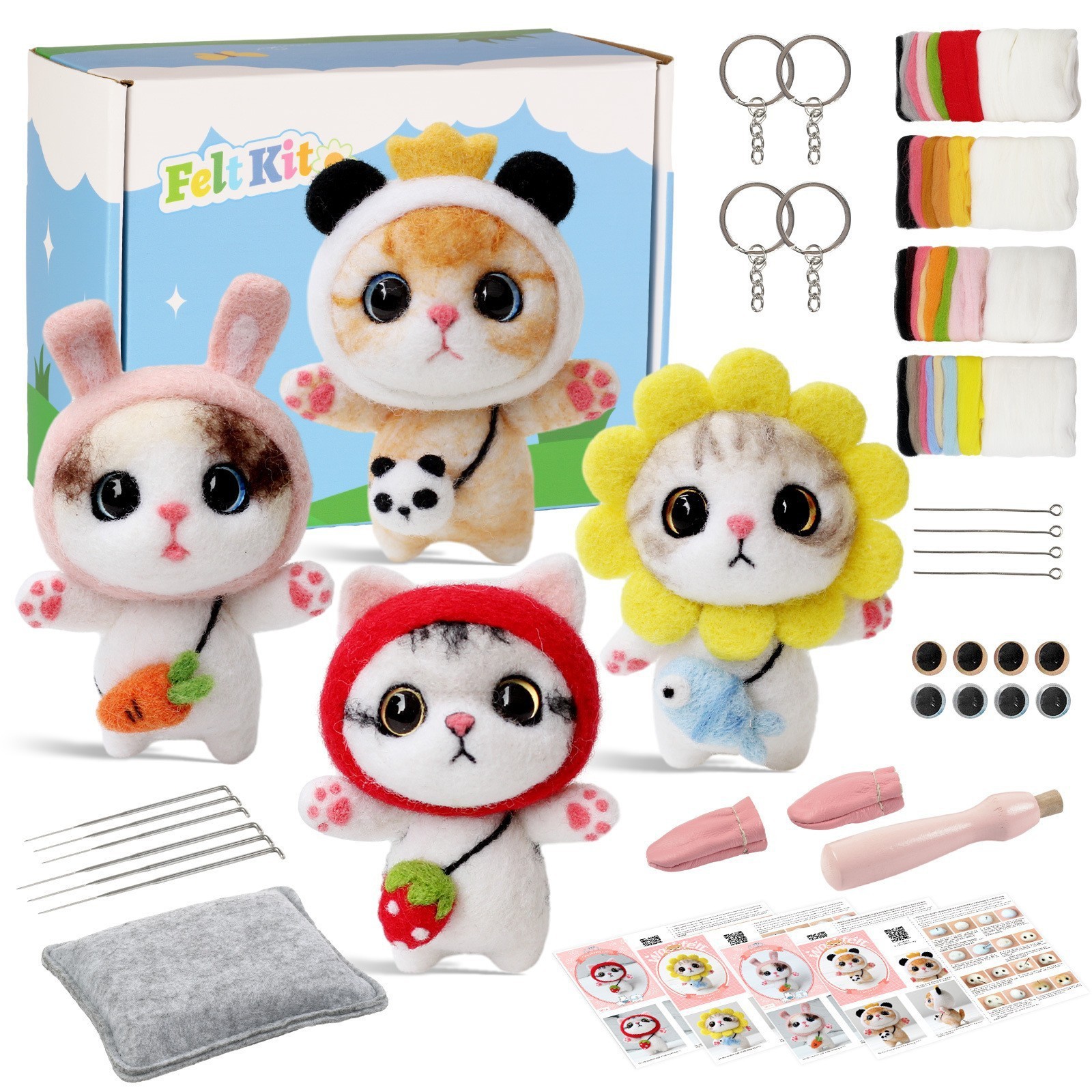 Kit di infeltrimento per gatti principianti * 4