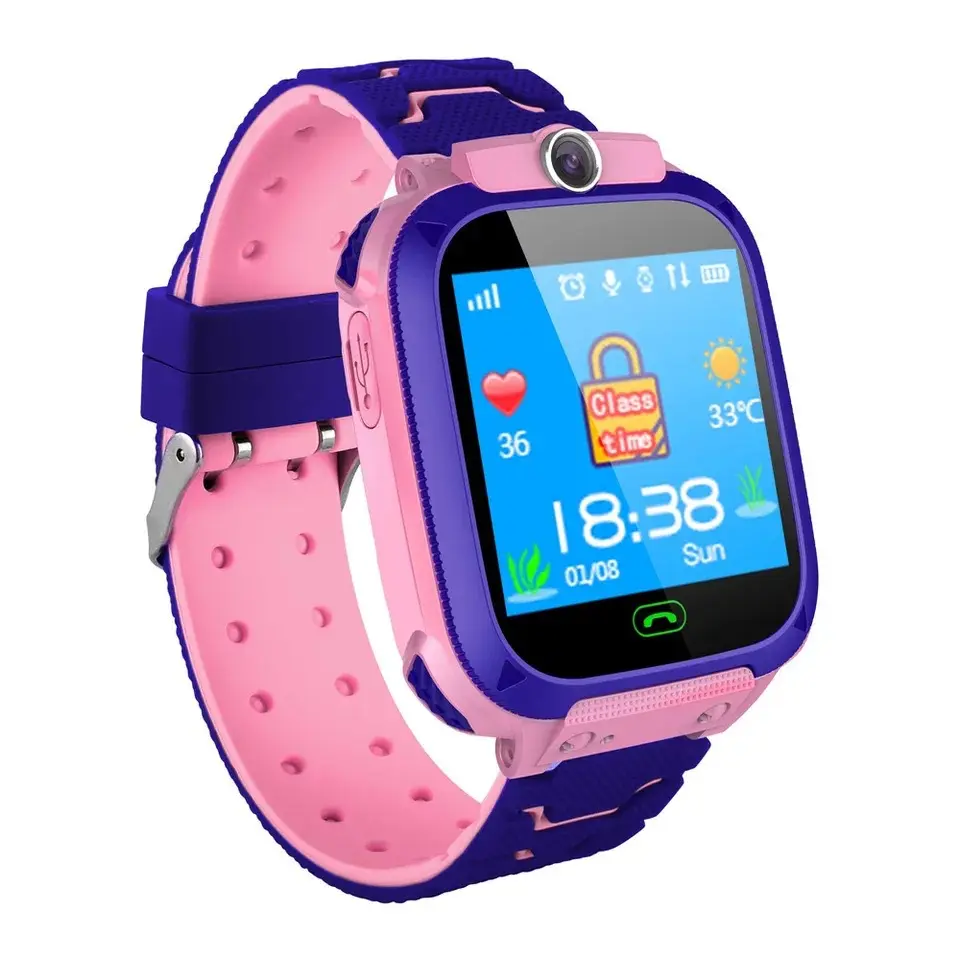 ساعة ذكية للأطفال أندرويد بشعار مخصص وwatchr للهاتف المحمول ومتعقب الأطفال بنظام تحديد المواقع وwifi 4G