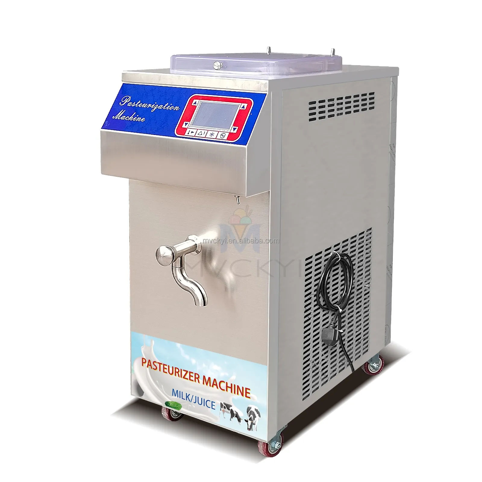 Mvckyi Nigeria Small Scale Dairy 1 mini pasteurizador de leche jugo máquina para hacer yogur Máquina de pasteurización de leche