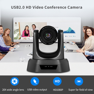 Video konferans toplantı odası kamera için 20X optik Zoom geniş açı PTZ konferans kamerası - Product Image 6