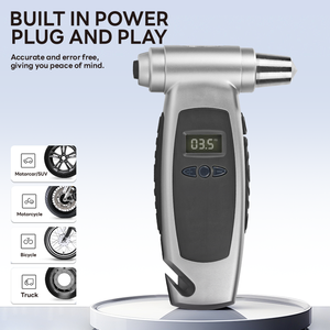 To4a mới ODM & OEM kỹ thuật số áp suất không khí lốp Đo <span class=keywords><strong>TPMS</strong></span> lốp Inflator ABS nhựa kim loại 100 PSI Độ chính xác LCD hiển thị 3V 1 năm - Product Image 4