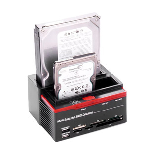 2.5/<strong>3.5</strong>&quot; SATA <strong>IDE</strong> HDD Docking Station Clone HDD Enclosure <strong>USB</strong> 2 Ports <strong>USB</strong> 2.0/Type C Hub MS/M2/XD/CF/SD/TF Card Reader - Product Image 1