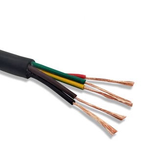 Yüksek kalite esnek RVV tel kablolar 2 3 4 5 çekirdekli kablo 0.5/1.0/1.5/2 2.5/4mm çok çekirdekli güç H05vv-f bakır elektrik kablosu - Product Image 4
