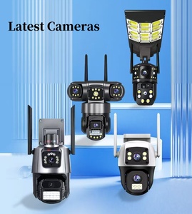 Últimas 3 Lentes Smart Home 6MP 360 Câmera de Segurança 4G Cartão <span class=keywords><strong>Sim</strong></span> Cctv PTZ IP Ao Ar Livre Indoor Mini CC câmera de segurança 20x zoom