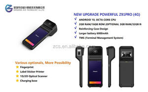 Z91pro двойной 4G мобильный Android POS терминал сканер штрих-кода 5,5 дюймов сенсорный экран POS-система с принтером - Product Image 5