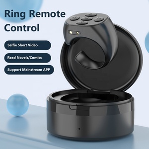 Anello portatile elegante telecomando Bluetooth Tiktok compatibile con Bluetooth Selfie Timer Turner Controller - Product Image 4