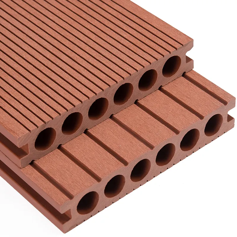 Outdoor Raw Material Anti-uv Wood Plastic Composite Decking Timber Wpc Decking