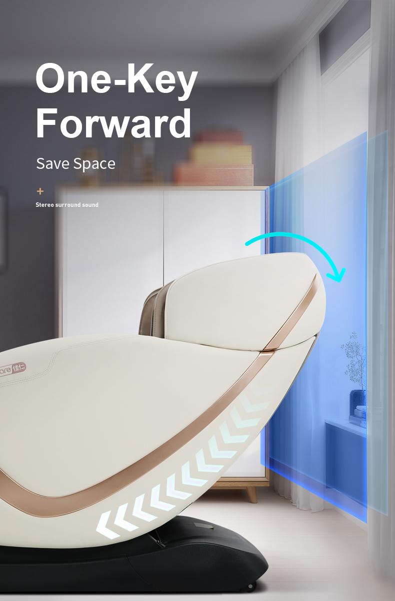 Jare V8 Luxury Automatic Shiatsu Kneading Cheap New Design Electric Zero Gravity Heated Home Body Care 4D Massage Chair