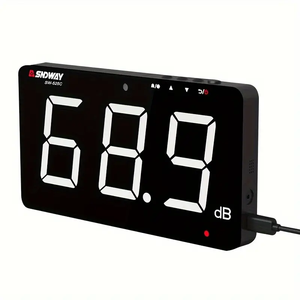 SNDWAY SW-525C 30至130 db数字声级计噪声监视器，带可充电电池USB - Product Image 1