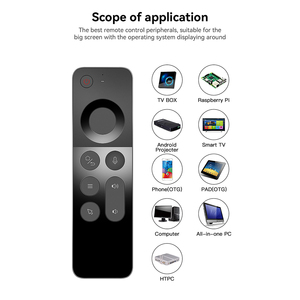 Topleo Air Mouse Control remoto con voz para Android TV Box Mini teclado giroscopio 2,4 GHz Air Mouse inalámbrico - Product Image 6