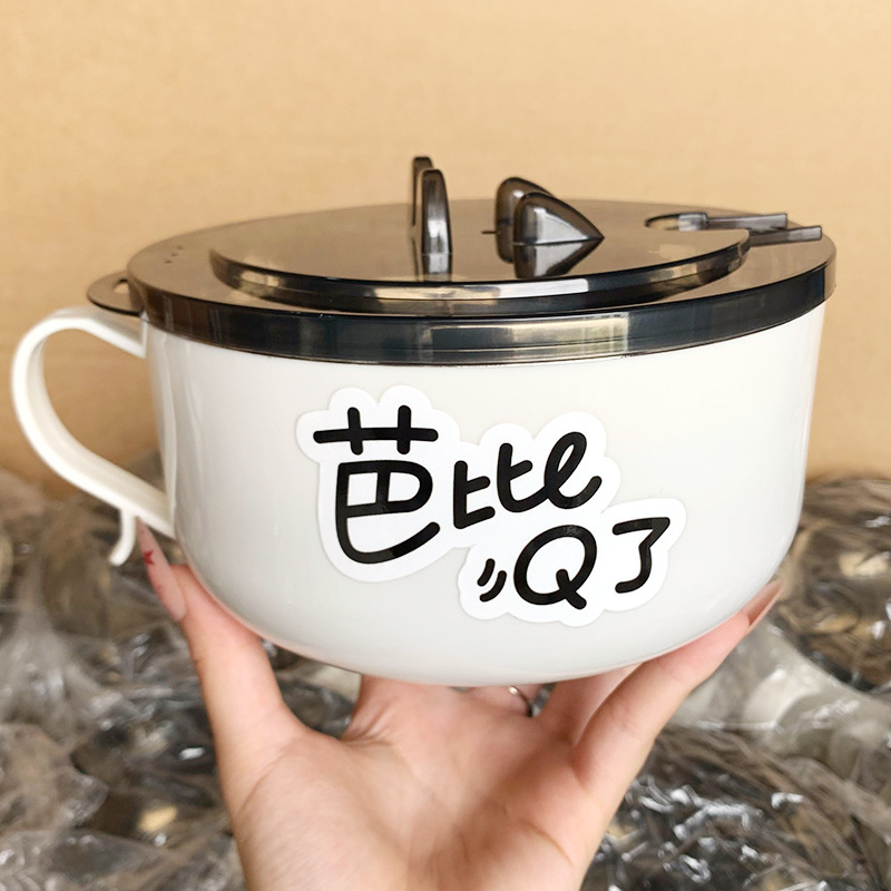 Bol de nouilles instantanées Barbie Q-style 17 cm