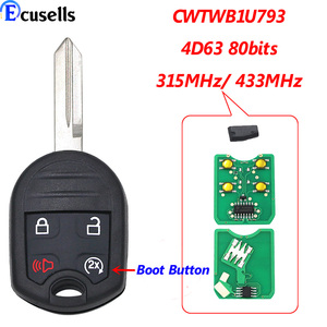 Uzaktan kumanda araba anahtarı için Ford Expedition Explorer toros Flex fcc id: CWTWB1U793 315/433MHz ile 4D63 çip - Product Image 3
