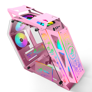 ATX Gaming Computer Cabinet Full Tower <strong>PC</strong> RGB <strong>Cases</strong> With Tempered Glass and LED Panel - Product Image 2