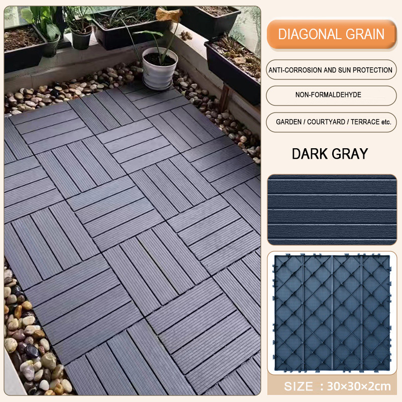 Grain diagonal gris foncé