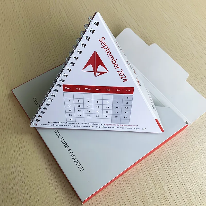 Nuevo artículo creativo Calendario de Adviento 3D escritorio papel cubo polígono Calendario de escritorio