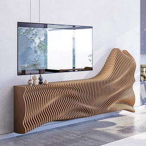 Tham số đồ nội thất bằng gỗ <span class=keywords><strong>TV</strong></span> đứng cung cấp lưu trữ phong phú không gian hiển thị lý tưởng cho phòng khách hoàn hảo cho trang trí nội thất hiện đại - Product Image 1