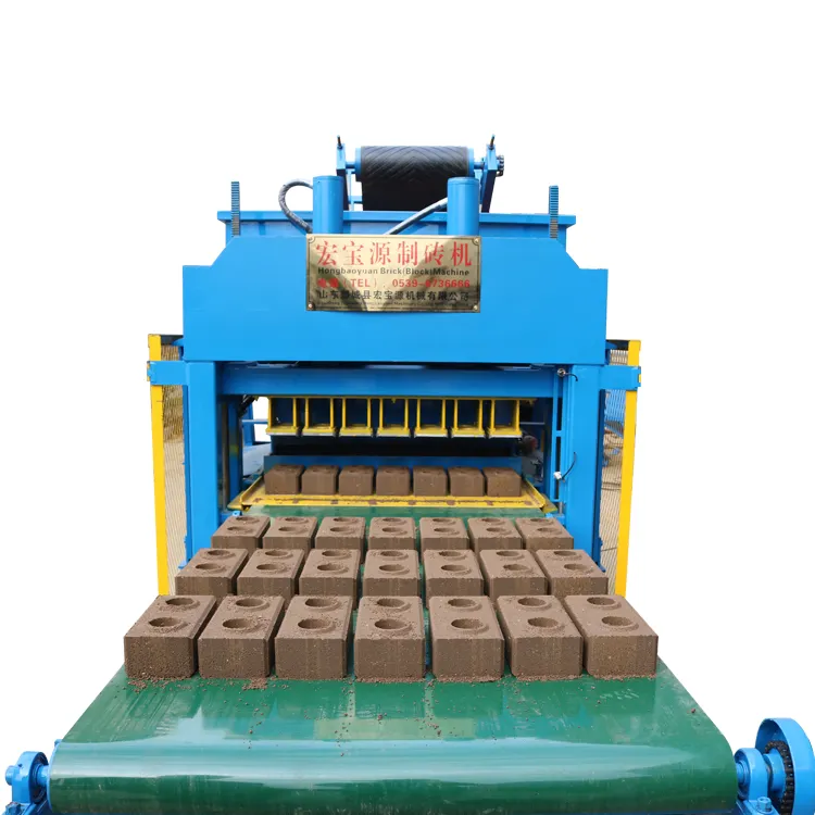 Pequena máquina de moldagem de tijolos, pequena máquina manual de fabricação de tijolos de cimento concreto com venda de plantas do brasil