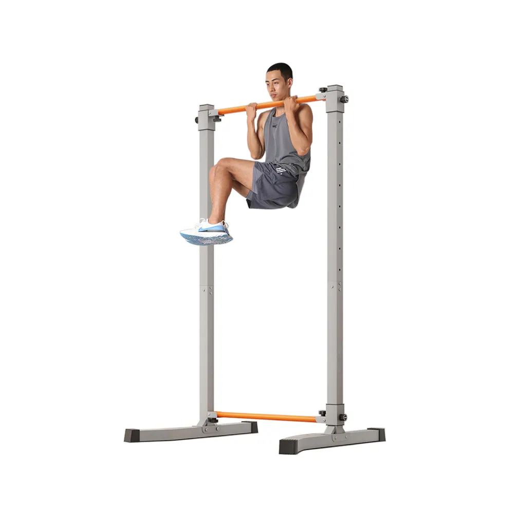 Equipo de gimnasio Altura ajustable Gimnasia Entrenamiento Junior Puerta Pull Up Bar Horizontal con instalación de tornillo Estación de inmersión