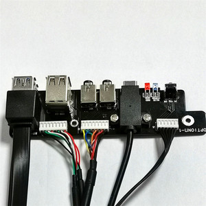 Werkseitig Diy Mini-Computer gehäuse Dual-USB-Buchse 3.0/2.0 HD Audio TYP C-Schnitts telle USB-Datenkabel auf der Vorderseite - Product Image 2