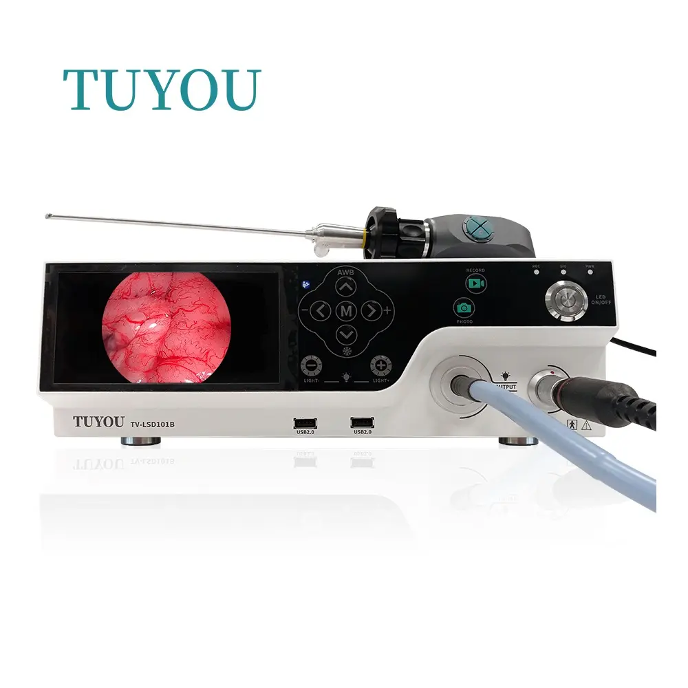 Full Hd медицинская видеозапись эндоскопическая камера с источником света для хирургической операции