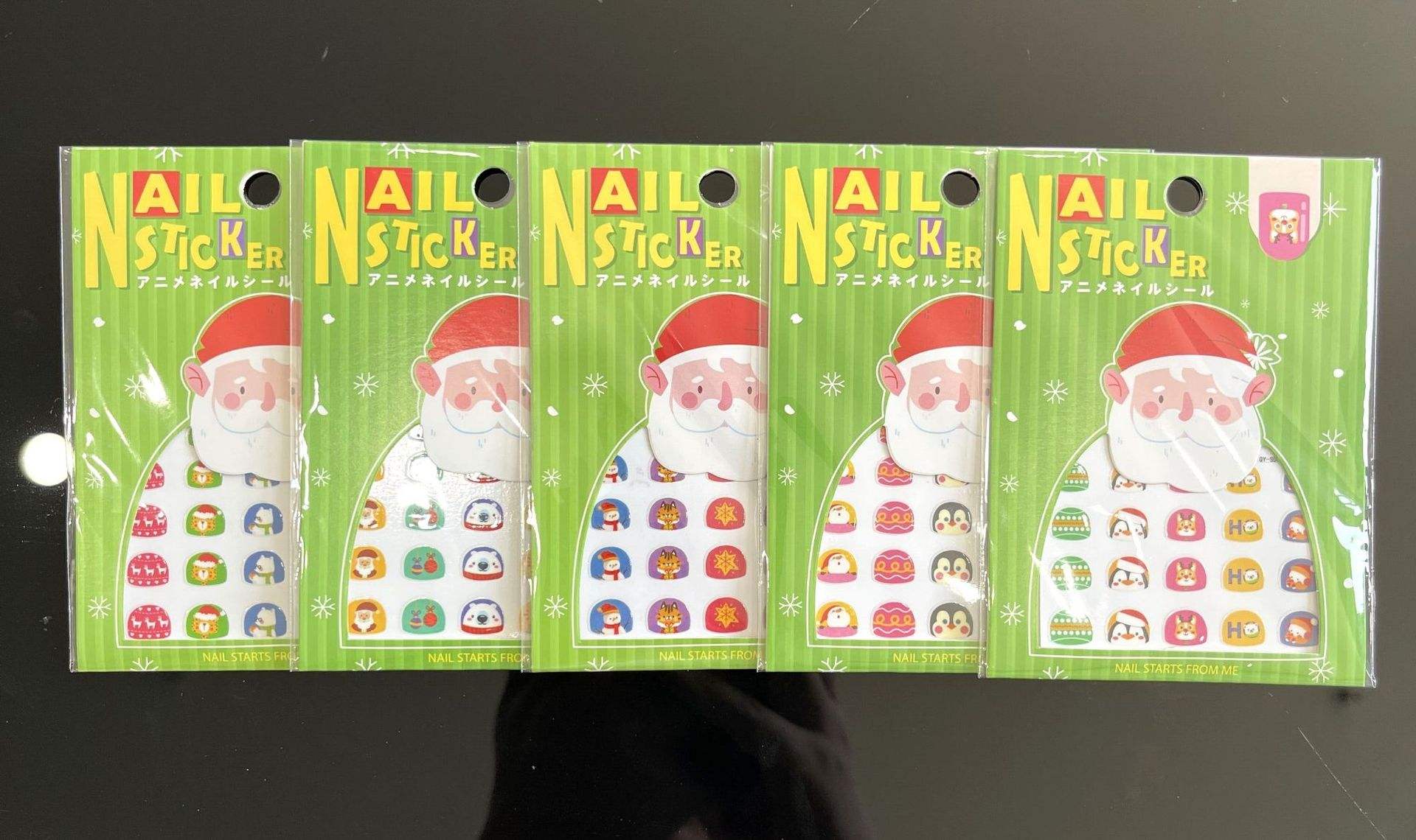 สติกเกอร์เต็มรูปแบบรูปการ์ตูน SD02 Y-ซานตาคลอสสไตล์คริสมาสต์