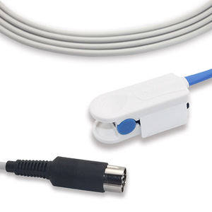 Wiederverwendbarer SpO2-Sensor 7-polig, SpO2-Überwachungssensor für Erwachsene mit Fingerclip, kompatibel mit Schiller - Product Image 1