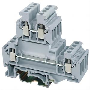Reemplace el bloque de terminales de riel Din tipo tornillo de doble palanca Conector de cableado Bloque de distribución para uso con sistema de riel Din - Product Image 1
