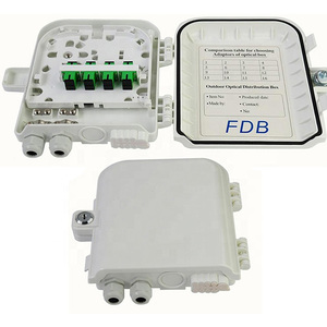 Pre-OTIC 8-Kern-Glasfaser-Anschlusskasten SC & FC-Anschluss G652D Single-Mode-Glasfaser-FTTH-Verteilungs-FAT-Box für den Netzwerk gebrauch - Product Image 6