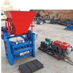 Maquinaria de construcción de ladrillos entrelazados de cemento, Manual, pequeño, bloques de hormigón, máquina de fabricación, precio a la venta - Product Image 2