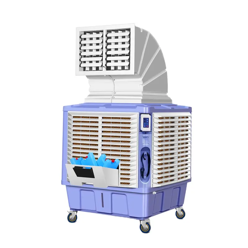 Refrigerador de ar portátil evaporativo, refrigerador industrial, água, novo, 2023