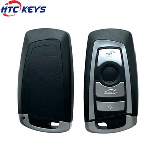 Yedek akıllı kart anahtar kabuk 4 düğme otomatik uzaktan anahtar durum için B-MW F serisi uzaktan araba anahtarı - Product Image 3