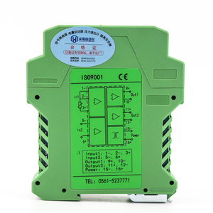 Convertidor de señal analógica Dc, aislador de voltaje, transductor de voltaje Dc con salida de señal, 4 20ma