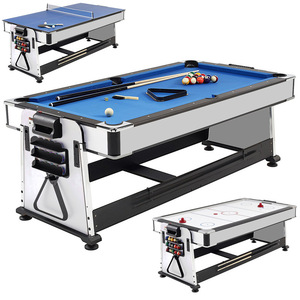 Wholesale 7ft Billiard <strong>Table</strong> 4 in 1 <strong>Function</strong> <strong>Multi</strong> <strong>Game</strong> Pool <strong>Table</strong> - Product Image 6