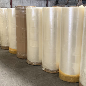 Fabrika kendini ambalaj şeffaf yapışkan Jumbo rulo Bopp bant üreticileri