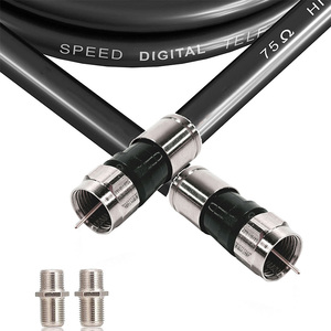 RG6 kỹ thuật số âm thanh video cáp đồng trục F-kết nối RG6 kỹ thuật số cáp đồng trục bảo vệ PVC Áo khoác đánh giá ul ETL CATV RoHS 75 Ohm - Product Image 2