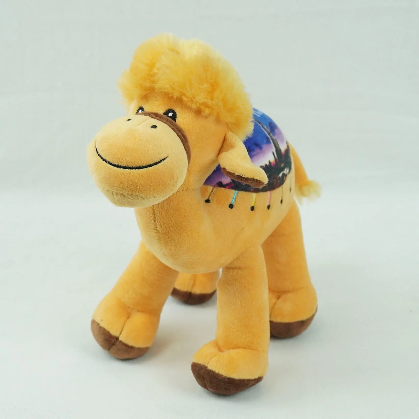 Benutzer definierte bunte weiche Plüsch Kamel Werbe mode niedlichen ausgestopften weichen Plüsch Kamel Spielzeug
