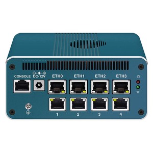 OEM 13 Ordenador de red I3 i5 i7 Industrial PC Box 8*2,5G Nic HD DP 2 * DDR5 SFP X86 Router Pfsense Firewall Mini PC - Product Image 1