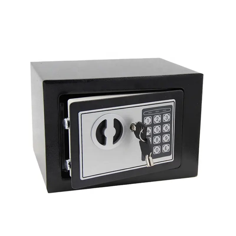 0.17 Cubic Feet Electronic Digital Security Safe Box with Sensor Light