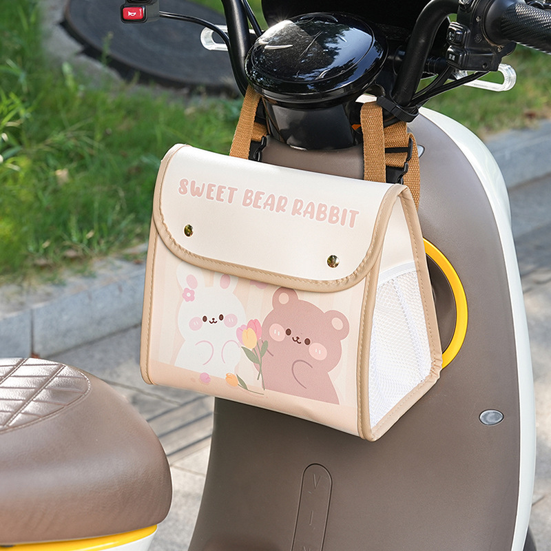 กระเป๋าเป้สกู๊ตเตอร์ไฟฟ้า Tulip Bear Rabbit สีกากี