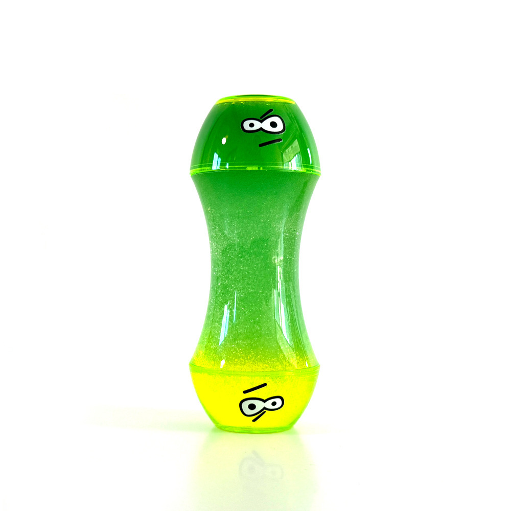 Green floating sand oil leak-green delighted emoticon